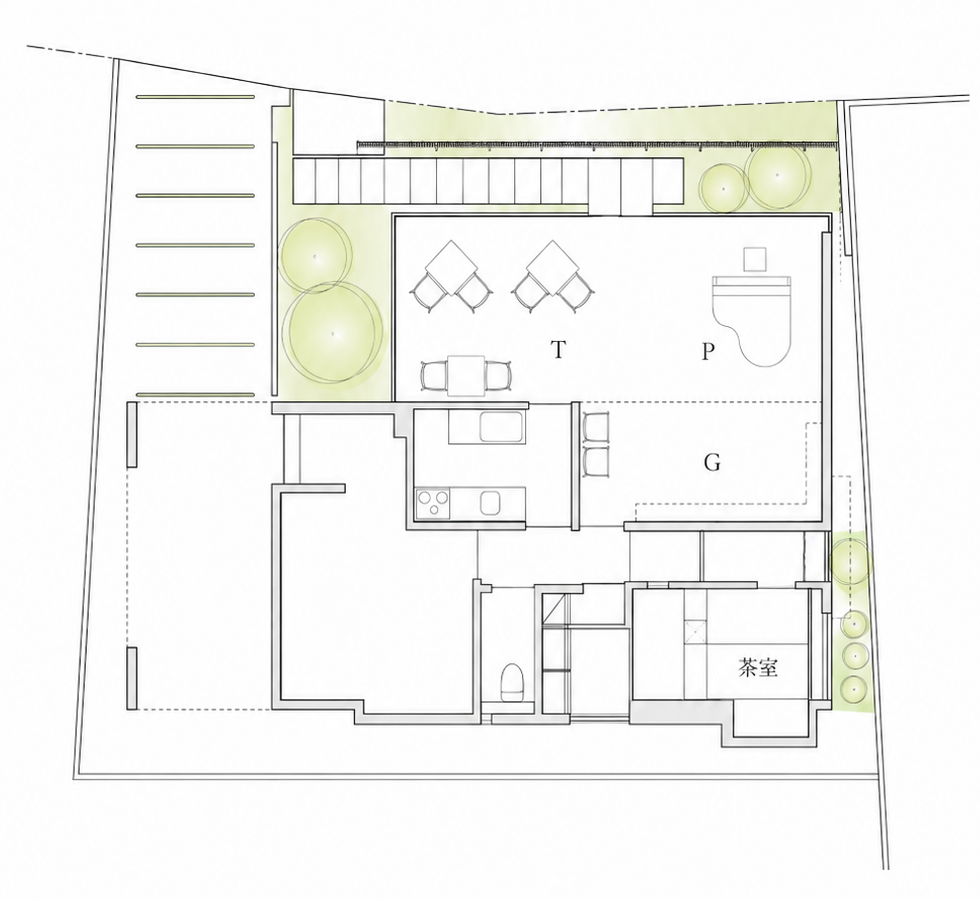 Koto House 太宰府 ご利用案内の空間構成図