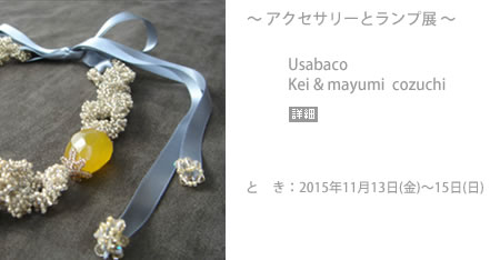 アクセサリーとランプ展